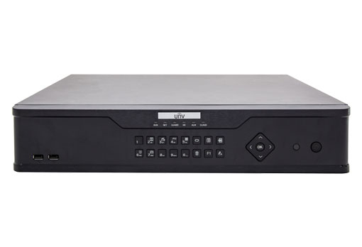 (image for) UNV 12MP 64-Channel NDAA-Compliant IP Network Video Recorder with 8 SATA Hard Drive Bays and RAID Data Protection (NVR308-64X)