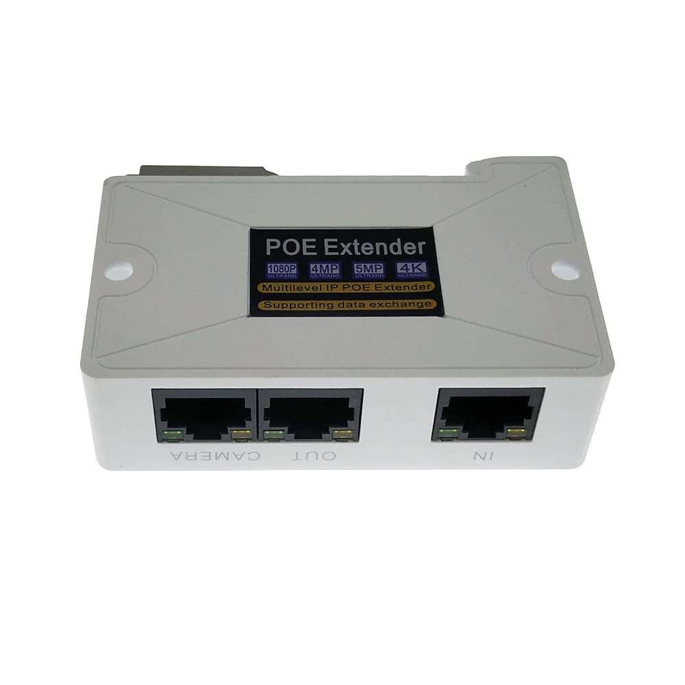 (image for) PoE Extender Mini Passive 2 Port POE Switch, IEEE 802.3af/at - Click Image to Close